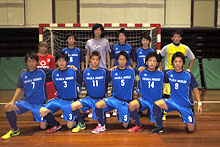 大阪成蹊大学フットサル部Aのチーム写真