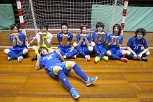 大阪成蹊大学フットサル部Bのチーム写真